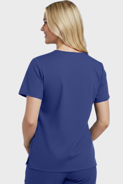 Panda Uniform Women's Two Pocket V-Neck Basic Nurse Scrub Top