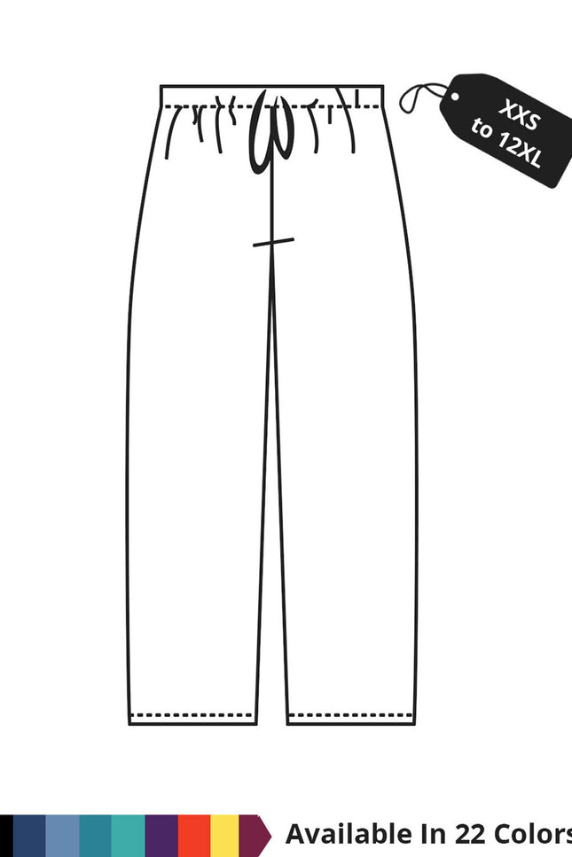 HeedFit Made To Order Women's 31 Inches Low Rise Drawstring Medical Scrub Pants
