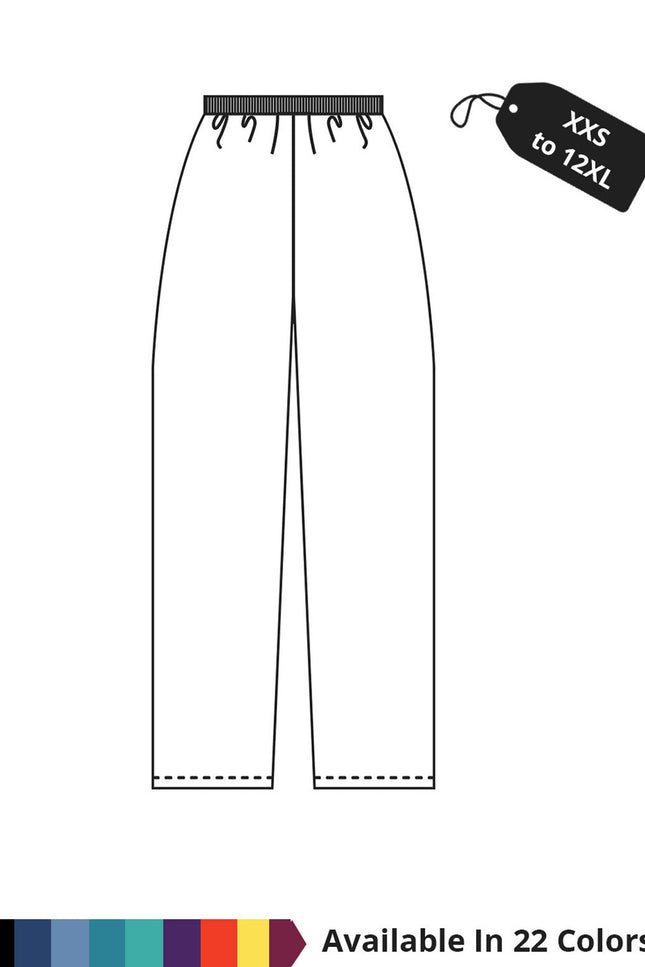 HeedFit Made To Order Women's 30 Inches Two Pocket Elastic Waist Scrub Pants