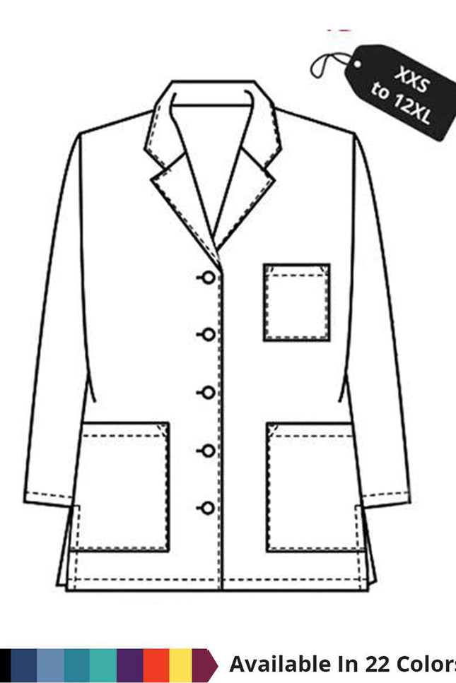 HeedFit Made To Order Women's 32 Inches Short Lab Coat