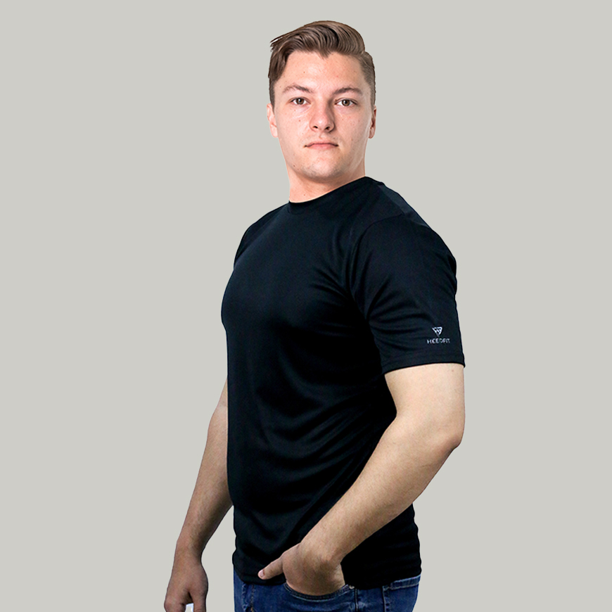 HeedFit Men Moisture Wicking Performance Tee: HF-6601V2