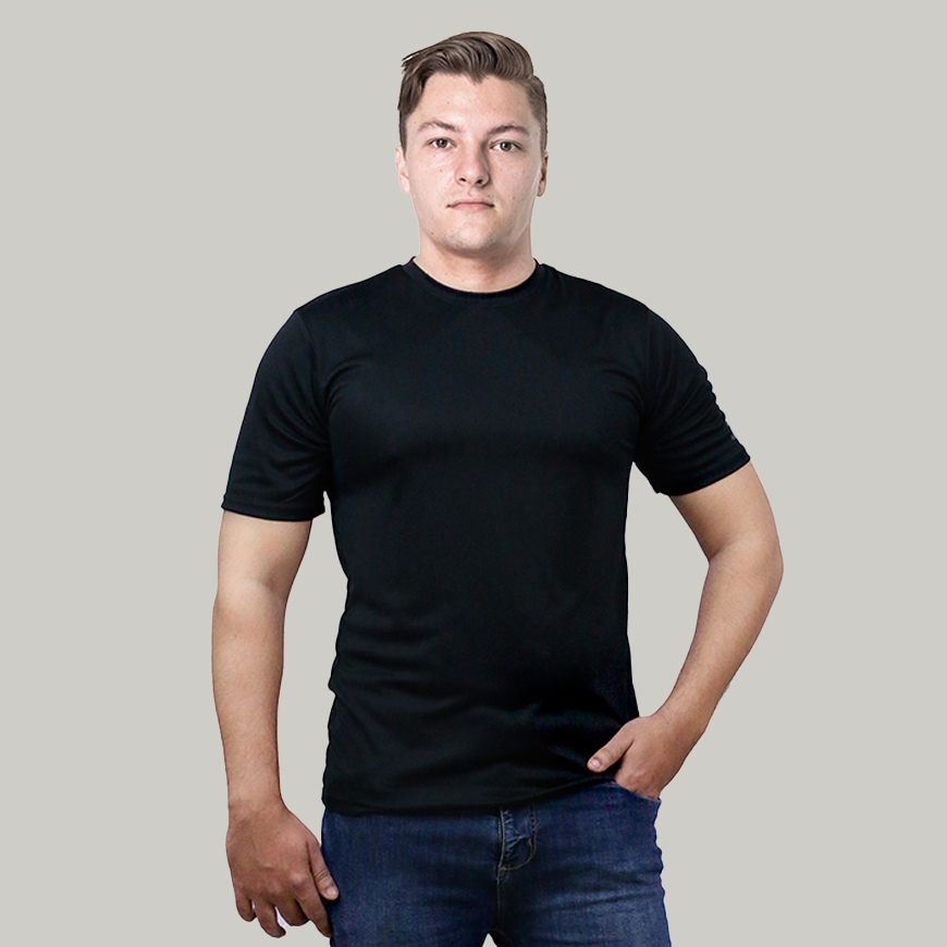 HeedFit Men Moisture Wicking Performance Tee: HF-6601V3