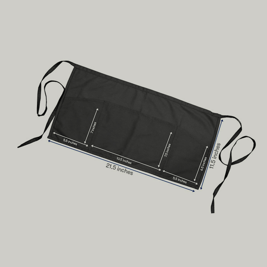 Heedfit Unisex 3 Pocket Waist Apron: HF-C001V2